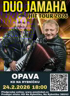Koncert Duo Jamaha – HIT TOUR 2026 – Opava
