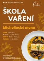 Škola vaření s Romanem Paulusem – Michelinské menu