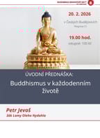 Veřejná přednáška – Buddhismus v každodenním životě – Peter Jevoš