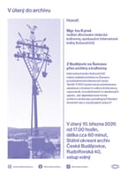 Přednáška: Z Budějovic na Šumavu přes archivy a knihovny