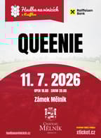 Hudba na vinicích: QUEENIE – Chateau Mělník