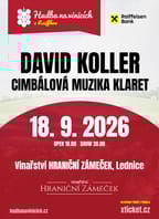 Hudba na vinicích: David Koller – Vinařství Hraniční Zámeček