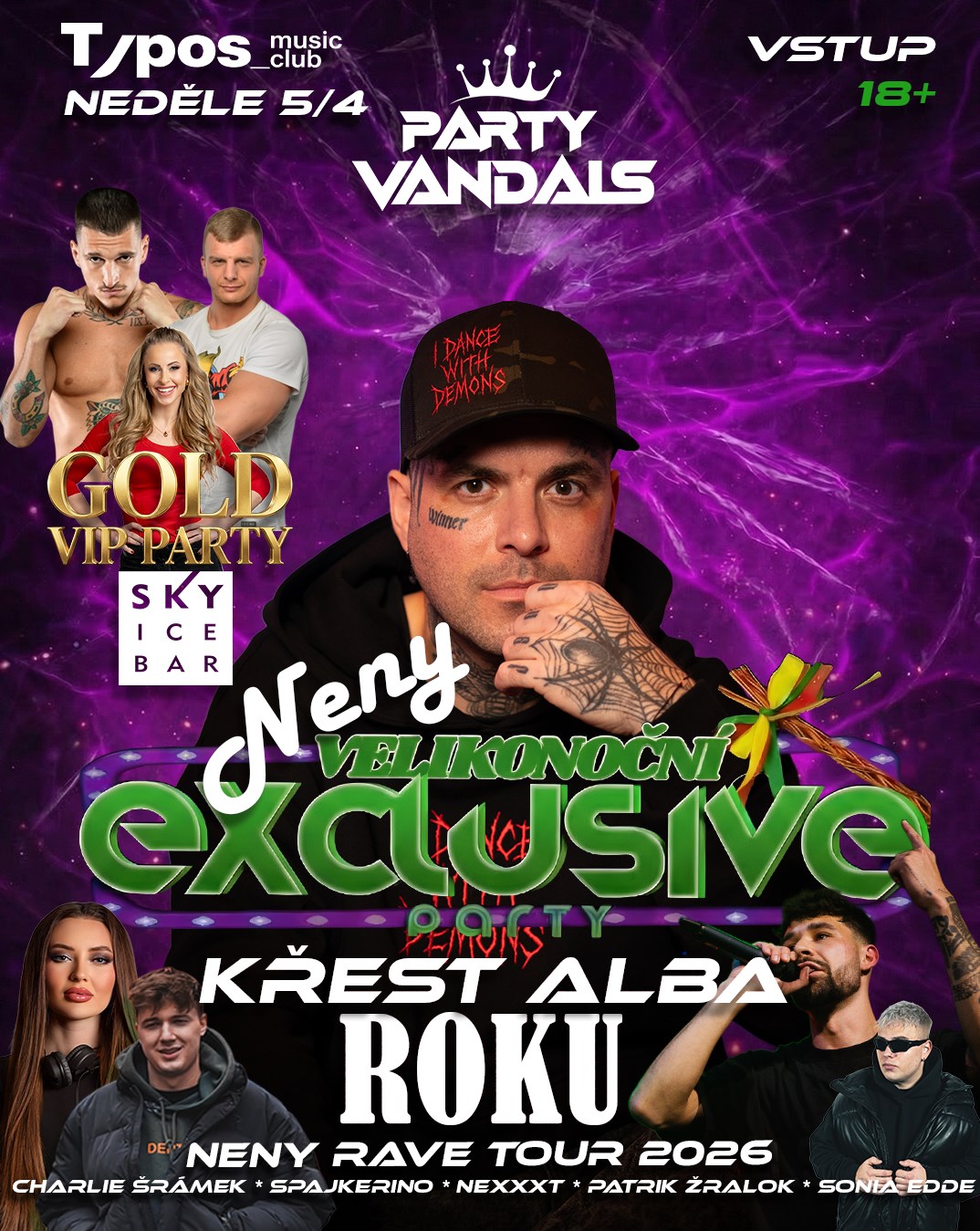 NENY křest alba ROKU – Exclusive párty