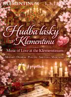 Hudba lásky v Klementinu, s přípitkem (welcome drink incl.)