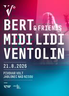 Trojkoncert: Bert & Friends / Midi Lidi / Ventolin