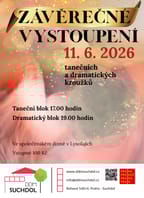 Závěrečné vystoupení tanečních a dramatických kroužků