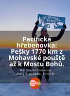 Pacifická hřebenovka: Pešky 1770 km z Mohavské pouště