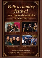 Folk a country festival na krumlovském zámku