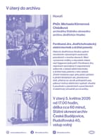 Přednáška: Ferdinand Jíra. Jindřichohradecký elektrotechnik a držitel patentů