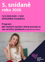 5. snídaně roku 2026 Spolku podnikavé ženy
