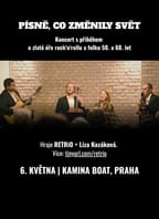 PÍSNĚ, CO ZMĚNILY SVĚT: Koncert s příběhem o zlaté éře rock’n’rollu a folku 50. a 60. let
