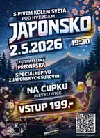S pivem kolem světa pod hvězdami – Japonsko – Čupek