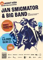 JAN SMIGMATOR & BIG BAND, exkluzivní host Scott Hamilton