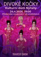 Travesti show Divoké kočky v KD Nýřany