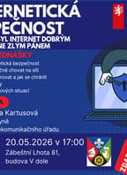 Přednáška Kybernetická bezpečnost aneb aby byl internet dobrým sluhou