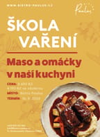 Škola vaření s Romanem Paulusem – Maso a omáčky v kuchyni