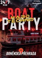 Boat Party x Brněnská přehrada x Hard Techno edition