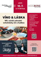 VII. ročník zahradní ochutnávky vín VÍNO & LÁSKA