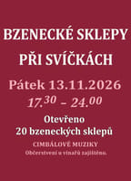 Bzenecké sklepy při svíčkách
