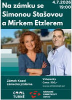 Na zámku se Simonou Stašovou s Mirkem Etzlerem