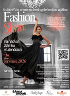 Fashion show na nádvoří zámku v Litenčicích
