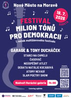 Festival Milion tónů pro demokracii Nové Město na Moravě