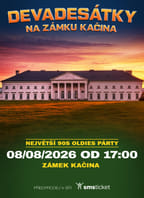 Devadesátky na zámku Kačina