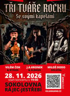 TŘI TVÁŘE ROCKU – Kronek, Čok, Doležal
