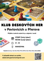 Klub deskových her v Pavlovicích u Přerova
