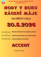 HODY V BUKU – KÁCENÍ MÁJE