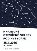 Hnanické otevřené sklepy pod hvězdami 2026
