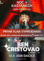 Noc v Kaštanech 2026: BEN CRISTOVAO & hosté ….