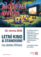 Letní kino na zámku Křinec s přespáním – Moře na dvoře