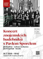 Koncert znojemských hudebníků s Pavlem Šporclem