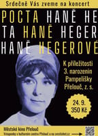 POCTA HANĚ HEGEROVÉ pro Pampelišku Přelouč