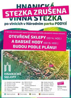 X. Hnanická vinná stezka po vinicích v NP Podyjí