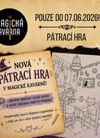 Dětský den – záhada v Magické kavárně – pátračka, hádanky, omalovánky