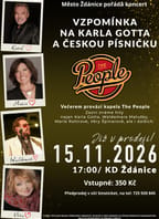 Vzpomínka na K. Gotta a Českou Písničku s kapelou The People