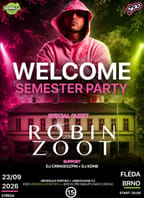 Robin ZOOT live – Welcome semester party x Fléda klub Brno