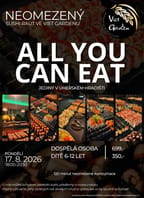 All you can eat 17.8.2026