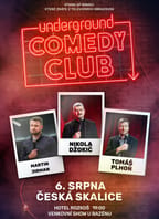 Venkovní show u bazénu | Underground Comedy CLUB