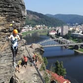 Via ferrata s instruktorem