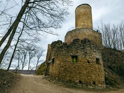 Zřícenina hradu Cimburk u Koryčan