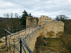 Zřícenina hradu Cimburk u Koryčan