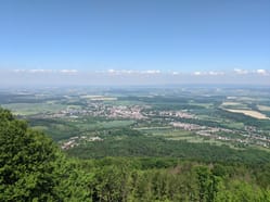 Výhled z rozhledny na Svatém Hostýně