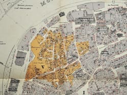 Pražský Josefov v roce 1891.