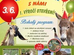 1. narozeniny Merlinovy farmy