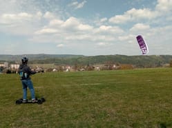 Landkiting Smeťák v Praze - nauč se kiting na zemi