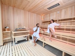 Wellness park Lužánky – vstup do areálu – sauna
