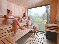 Wellness park Lužánky – vstup do areálu – sauna